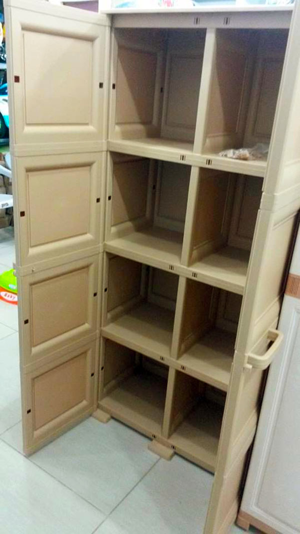 Plastic Cabinet Big 8 Shelves