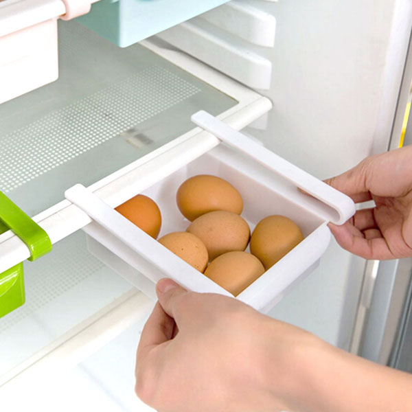 Plastic Kitchen Refrigerator Fridge Storage Rack