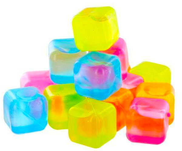 Resusable Multicolour 12 Pieces Ice Cubes