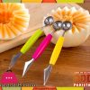 Stainless Steel Double Knife Side Melon Scoop