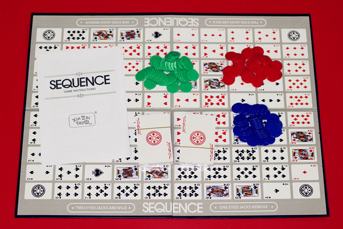 Arabic and English Version Sequence Puzzle Game For 2-12 Players 8001