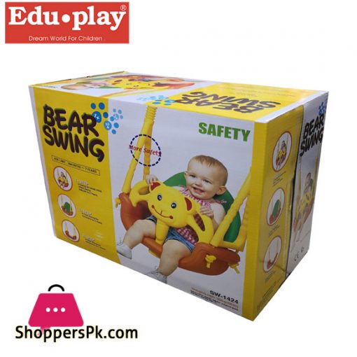 Edu Play Outdoor Baby Swing Bear Kids Swing 3 in 1 Safety Swing - SW-1424 Korea Made