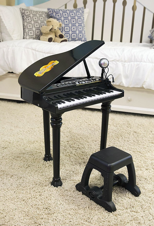 Electronic Grand Piano With Detachable Microphone 4 Electronic Grand Piano With Detachable Microphone