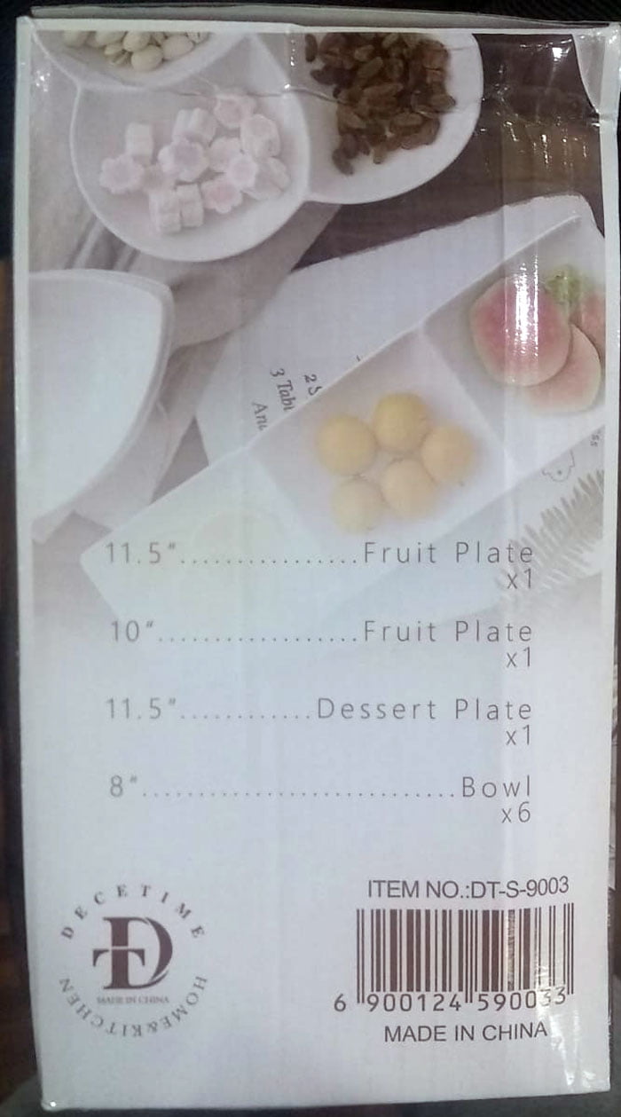 Decetime Dinner Set Enjoy Good Life