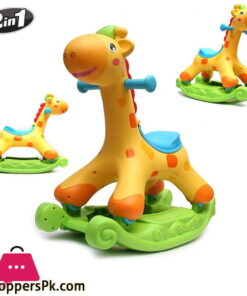 Evergreen 2 in 1 Rocker & Scoot Rocking Tunes Giraffe