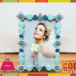 Fancy Photo Frame Small Blue