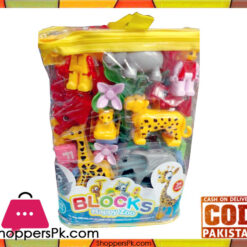 Happy Zoo Block For Kid 69 Pieces