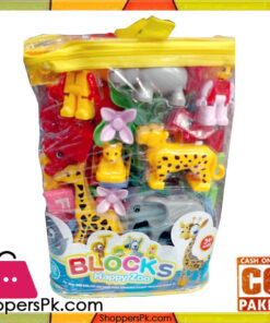 Happy Zoo Block For Kid 69 Pieces