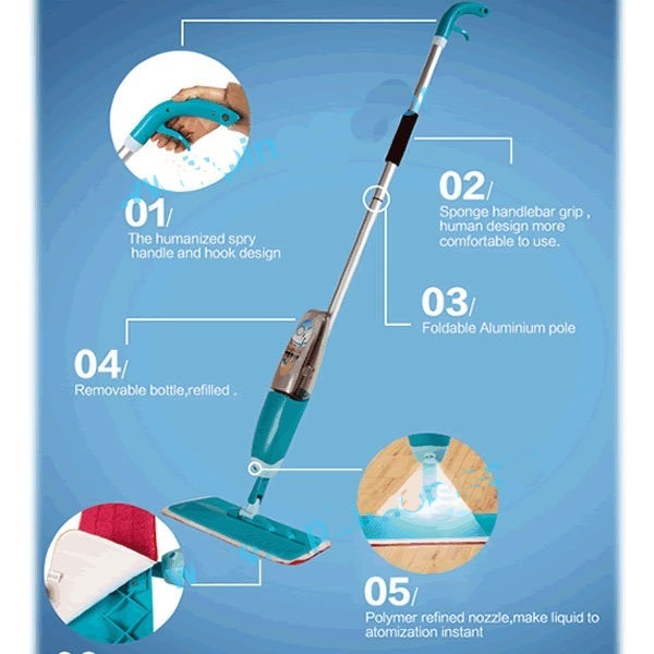 Healthy Spray Mop Microfiber Flat Cleaner