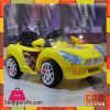 Hot Racer Ride On Car Rechargeable Battery Operated – Yellow