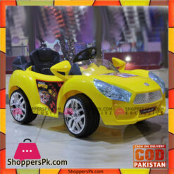 Hot Racer Ride On Car Rechargeable Battery Operated – Yellow