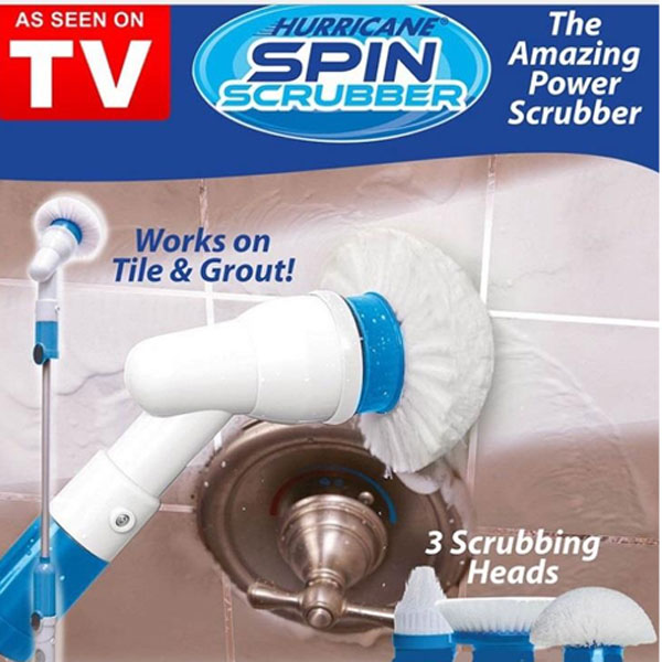Hurricane Spin Scrubber Rechargeable Cordless Cleaning Brush