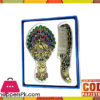 Fancy Peacock Mirror Comb Set BN2