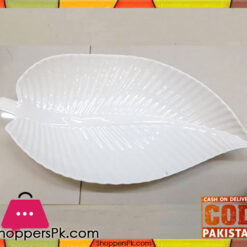 Elegant Leaf Shape Ceramic Serving Dish One Pieces