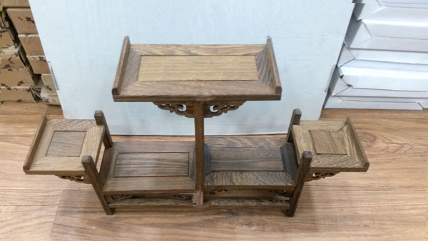 Fancy Wooden Candle Stand