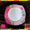 High Quality Melamine Square Rice Plate 12 Pieces Pink 2 High Quality Melamine Square Rice Plate 12 Pieces Pink