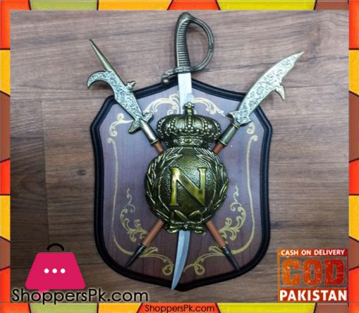 Wall Decoration Wooden Shield (101)