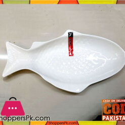 Elegant Fish Shape Ceramic Serving Dish One Pieces Large (01)