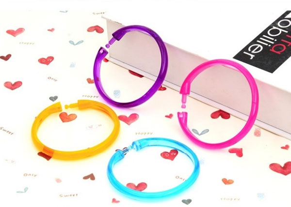 Pack Of 2 Colorful Transparent Wind Protection Loop Hook