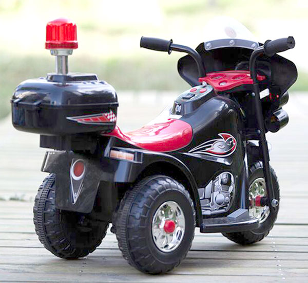 Ride On Battery Operated Police Bike For Kid