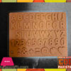 Silicone Chocolate Mold Capital Letters (012)