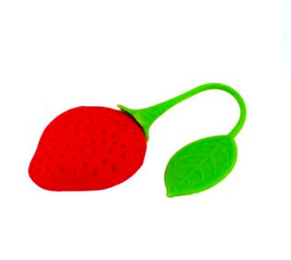 Silicone Strawberry Tea Strainer One Pieces