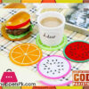 Silicone Fruits Tea Mat 6 Pieces