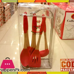 4 Pieces Wooden Spoon Set
