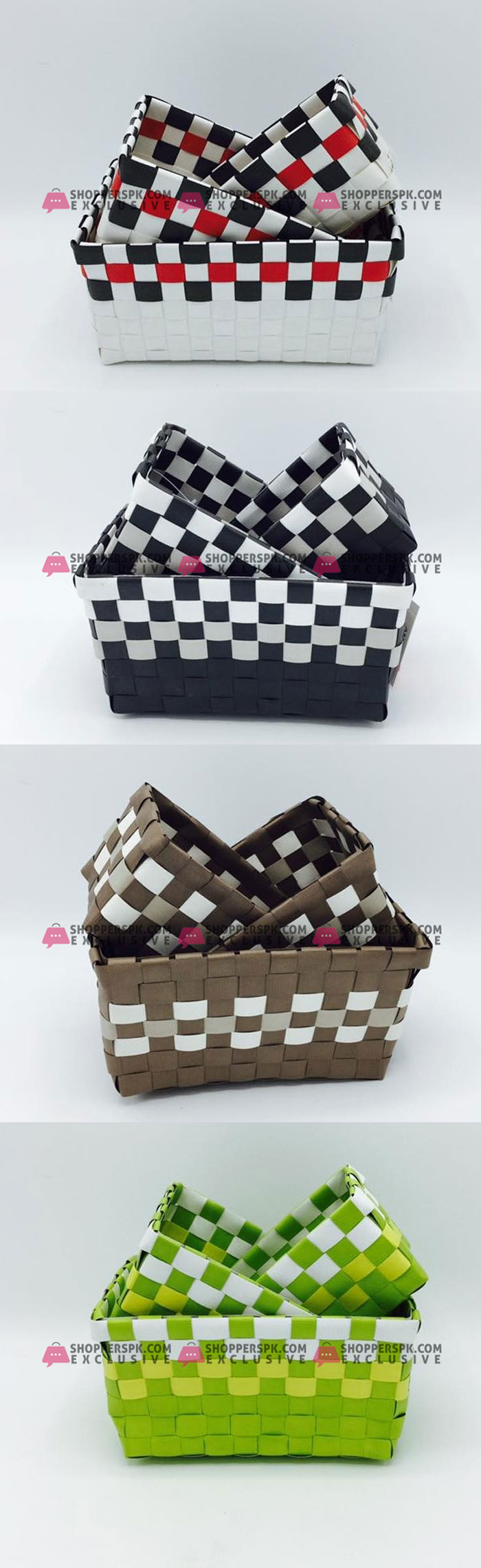 3 Pcs Basket Set