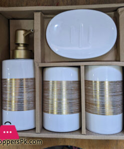 4 Pieces Ceramic Bathroom Set BN5