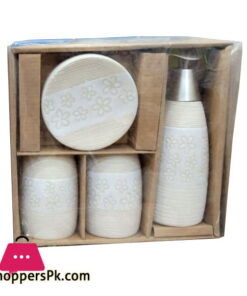 4 Pieces Ceramic Bathroom Set BN7