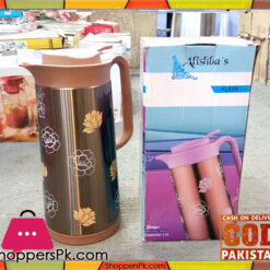 Alishbas Vacuum Flask Capacity 1.6 Litre Golden/Brown