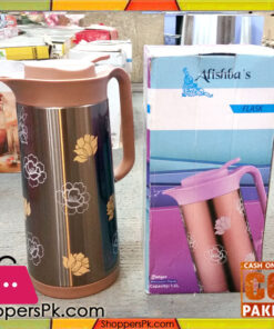 Alishbas Vacuum Flask Capacity 1.6 Litre Golden/Brown