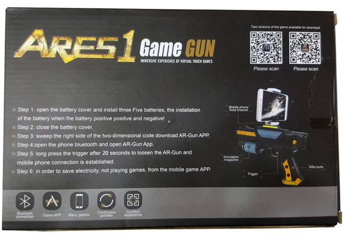 Ares1 Mobile App Game Gun