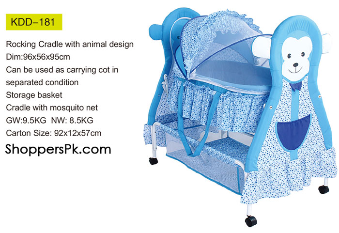 Baby Rocking Cardle with Animal Design KDD-181
