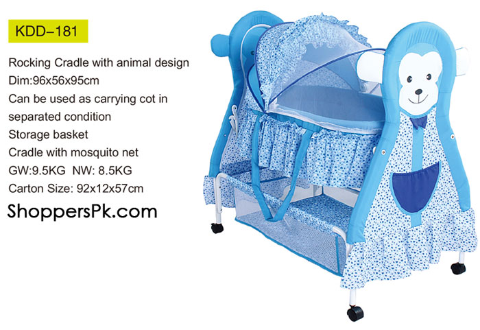 Baby Rocking Cardle With Animal Design Kdd-181