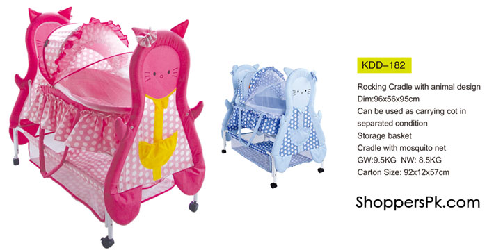Baby Rocking Cardle With Animal Design Kdd-182