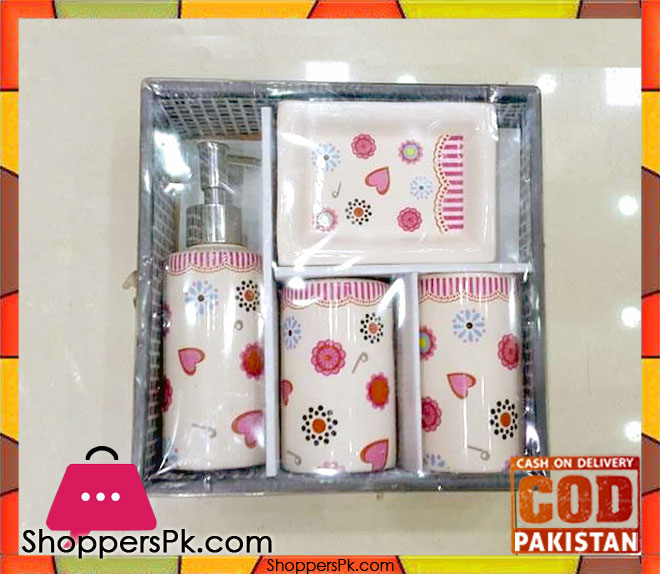 Buy 4 Pieces Ceramic Bathroom Set BN8 at Best Price in Pakistan