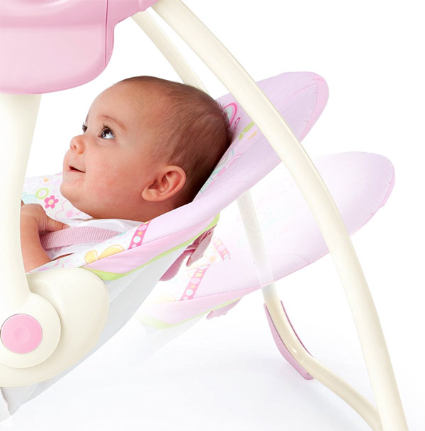 Bright Starts Portable Swing, Flutter Dot