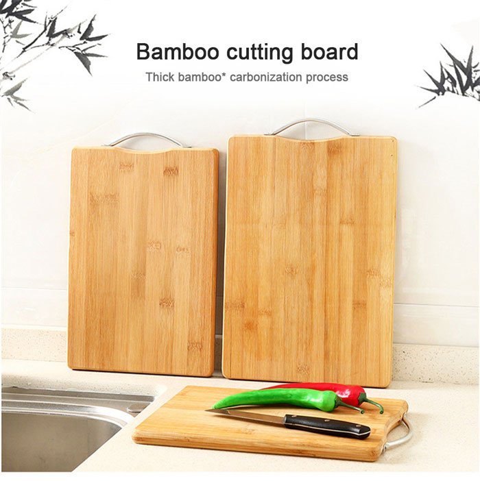 Cutting Board Bamboo Wood X-Large 26X36Cm