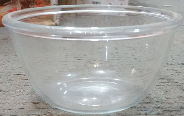 Glass Serving Bowl 6 Inch One Pieces