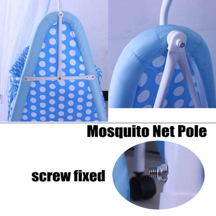 High Quality Newborn Baby Cradle Net Swing Bed Basket Kdd-710