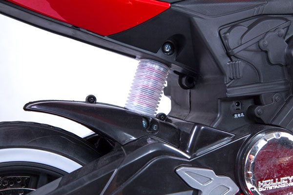 Hollicy Ride On Battery Bike For Kid Hand Race Lighting Wheel