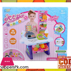 Ice Cream Shop 35 Pcs Shopping Cart 666-136