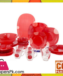 Luminarc Glassware Red Dinner Set 71 Pieces - 8 Person
