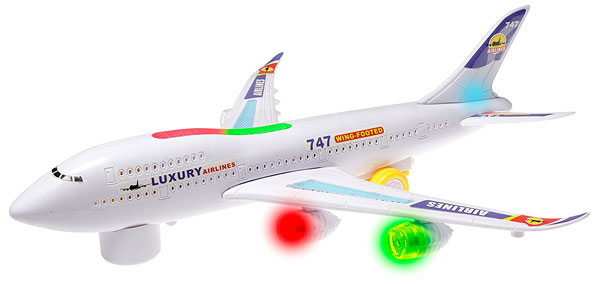 Luxury Airplane 747 With Lights And Real Sounds Medium