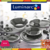 Luminarc Glassware Black Square Dinner Set 71 Pieces - 8 Person