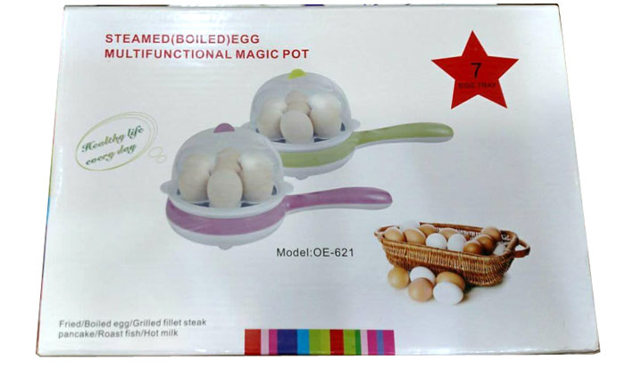 7 Pcs Egg Boiler Multi Functional Magic Pot Oe-621