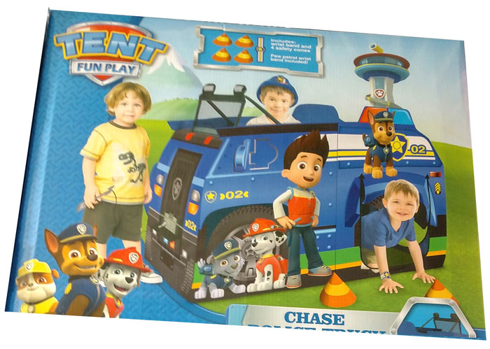 Tent Fun Play Chase Police Truck Tent