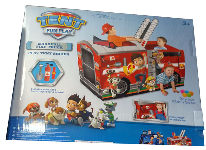 Tent Fun Play Mardhsll Fire Truck Tent